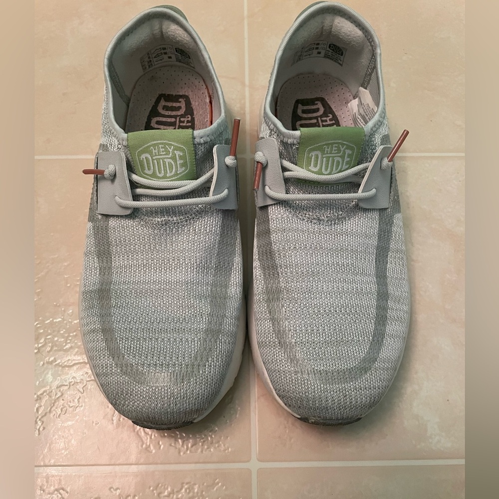 Hey Dude Womens Gray Shoes